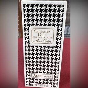 Christian Dior Vintage Eau De Cologne Miss Dior Atomiseur 2oz NEW SEALED